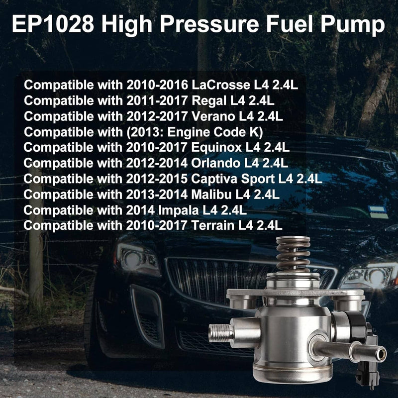 EP1028 High Pressure Fuel Pump for Chevrolet Equinox 2.4L 12639694