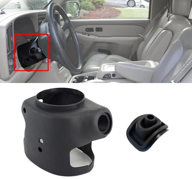 Upper Lower Steering Column Cover Shroud Shift Boot for Chevy GMC 1999-2002