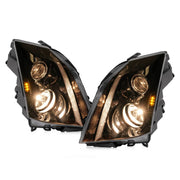 DURAFORCE Headlights Assembly Pair for Cadillac CTS CT-S 2008-2014 15 Left Right