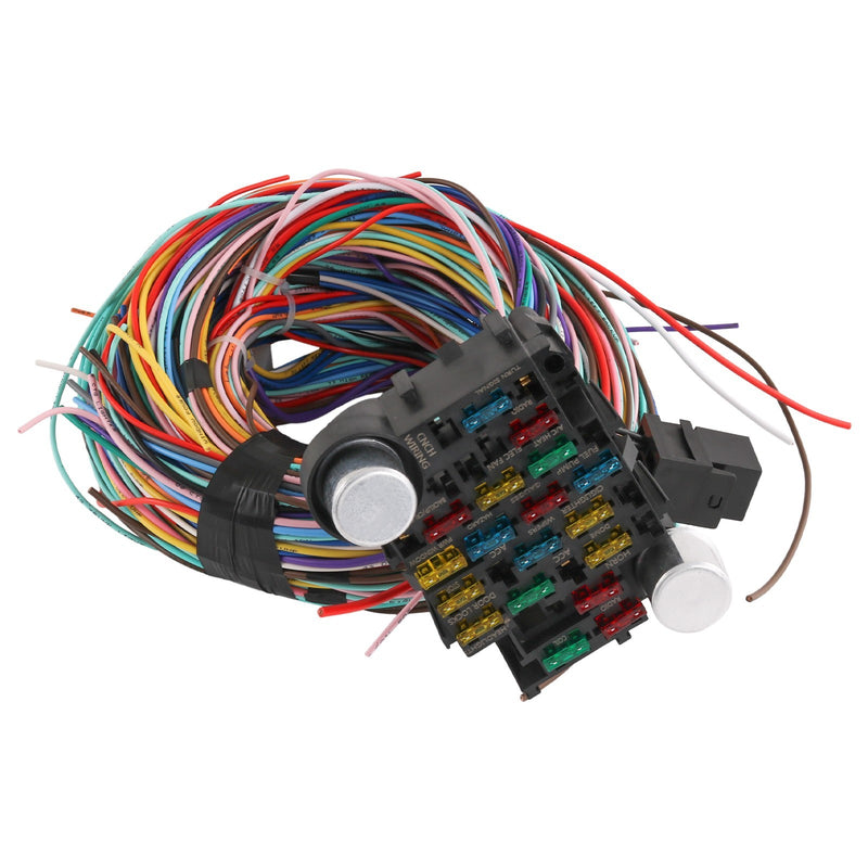 21 Circuit Wiring Harness for Chevy Ford Hotrods Universal Extra Long Wire
