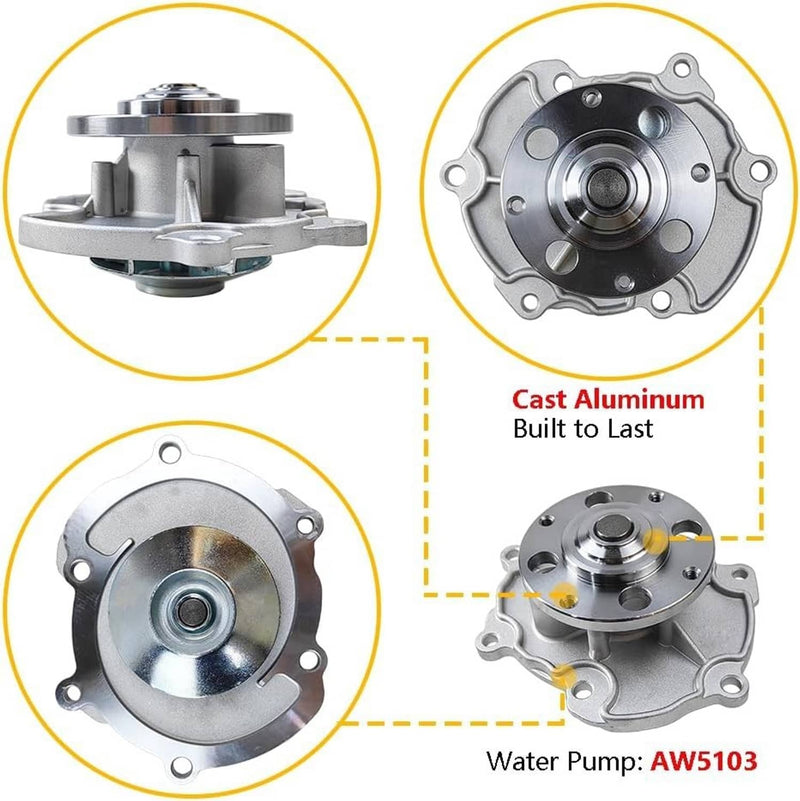 12618472 Water Pump for GMC Acadia Buick Enclave Chevy Traverse 3.6L 2007-2016