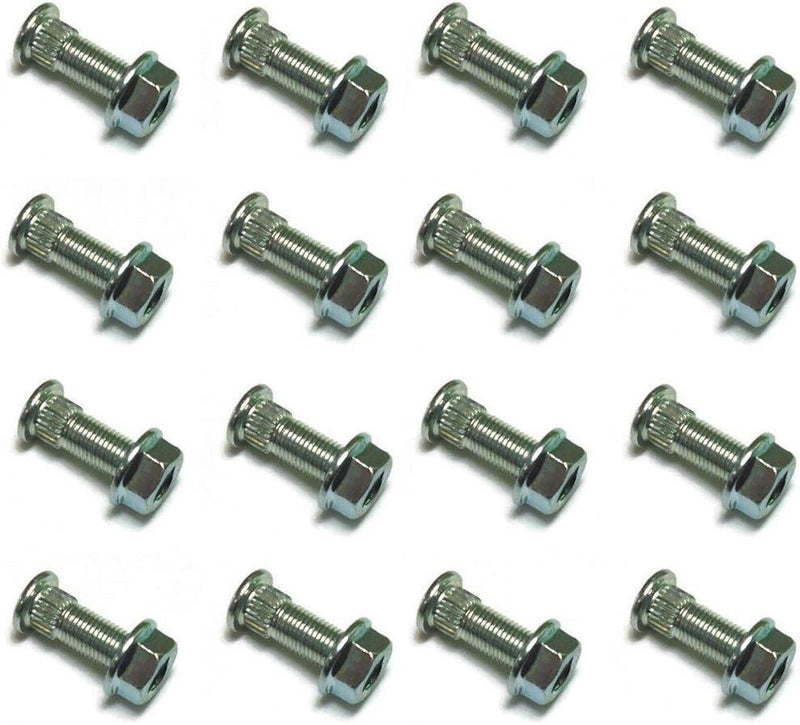 Front Rear Wheel Nut And Stud For Polaris Ranger 500 700 XP 2005 2008 16 Pack