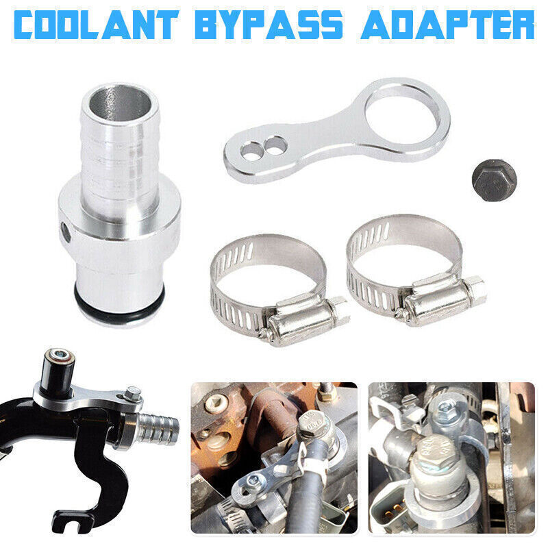 Coolant Bypass Hose Barb Adapter Set for Dodge Ram Cummins 6.7L Diesel 2009-2019