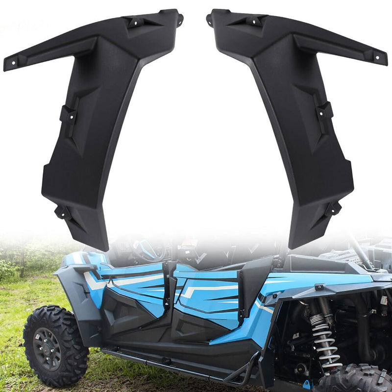 XXL Front Extended Fender Flares for 2014-23 Polaris RZR XP 4 1000 Turbo S 900