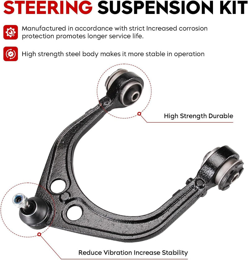 16Pc Suspension Front Control Arm Kit for 2011-2019 Dodge Charger Challenger 300