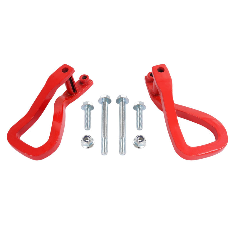 Heavy Duty Front Car Tow Hooks With Bolts Red for GMC Sierra 1500 2019-2026