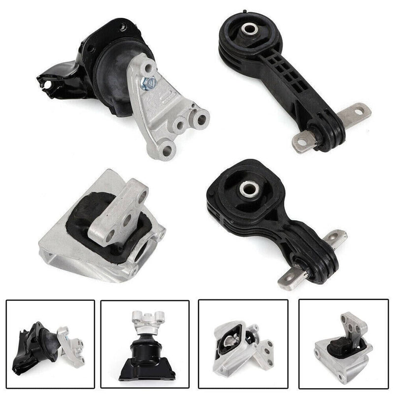 4PCS Engine Motor & Trans Mount Set Kit Automatic for 2006-2009 Honda Civic 1.8L