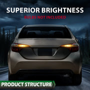 DURAFORCE Inner Left Driver Side Tail Light Brake Lamp for 2014 15 2016 for Toyota Corolla