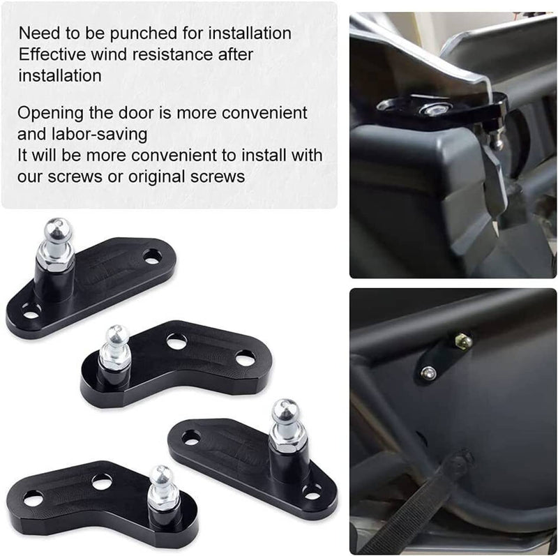 Door Opener Shocks Struts Kit for Can Am Maverick X3 Front Rear