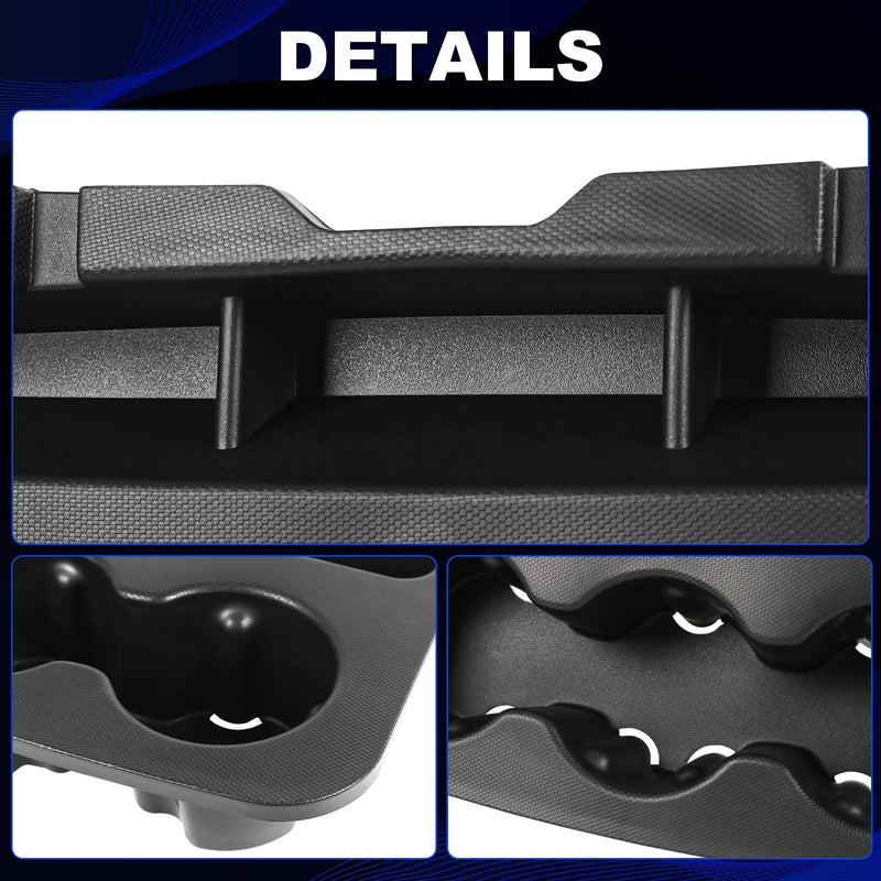 23362989 Front Seat Cup Holder Liner Holds 3 Cups for Chevrolet Silverado Sierra