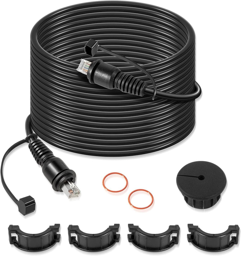 30FT Marine Network Cable RJ45 Cord Replace for Garmin 010-10550-00 for Garmin