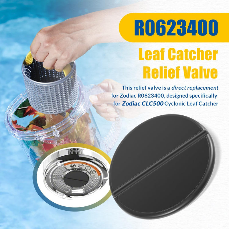 R0623300 O-Ring Seal & R0623400 Relief Valve for Zodiac CLC500 Leaf Catcher