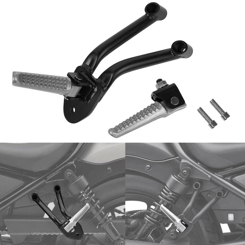 Rear Foot Pegs Footrests Passenger for Honda CMX300 Rebel 300 2017-2024 2018 19