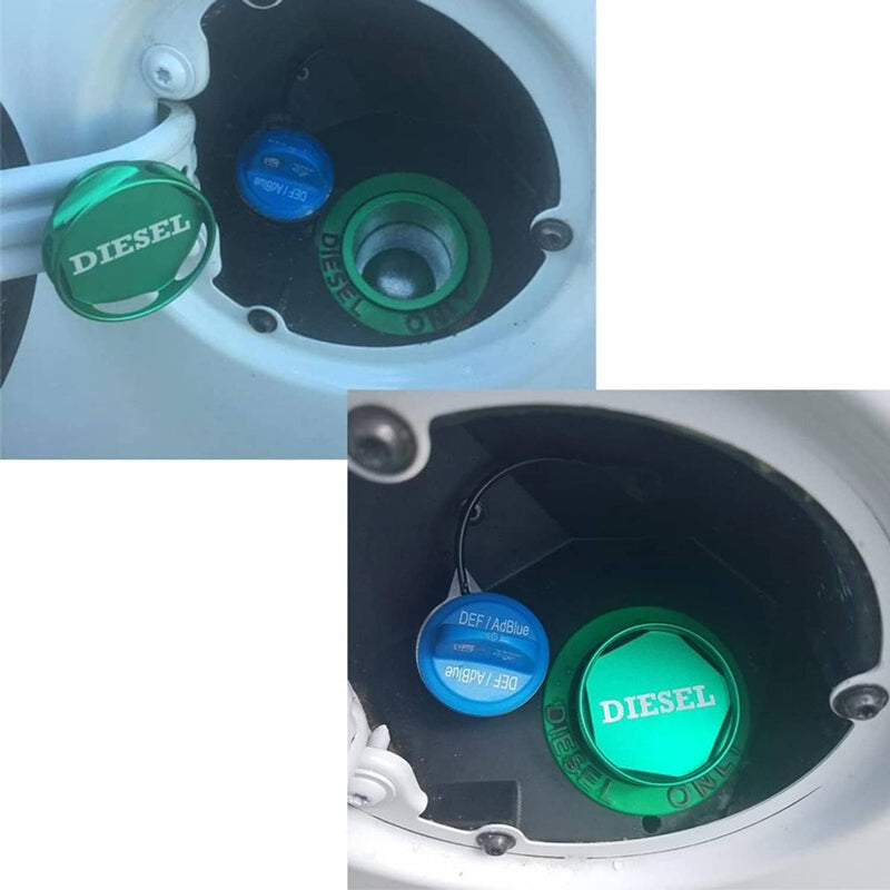 Magnetic Diesel Fuel Cap Aluminum for 13-18 Ram 1500 2500 3500
