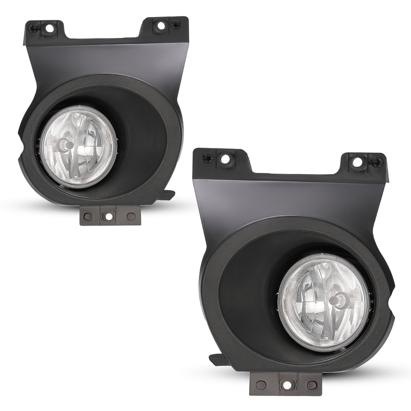 Front Bumper Fog Lights With Bezel for Ford F150 F-150 2009-2010 Pair