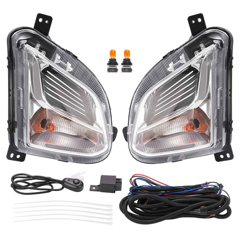 DURAFORCE Bumper Fog Lights Switch Wiring for Chevy Equinox 2018-2021 Driver Passenger