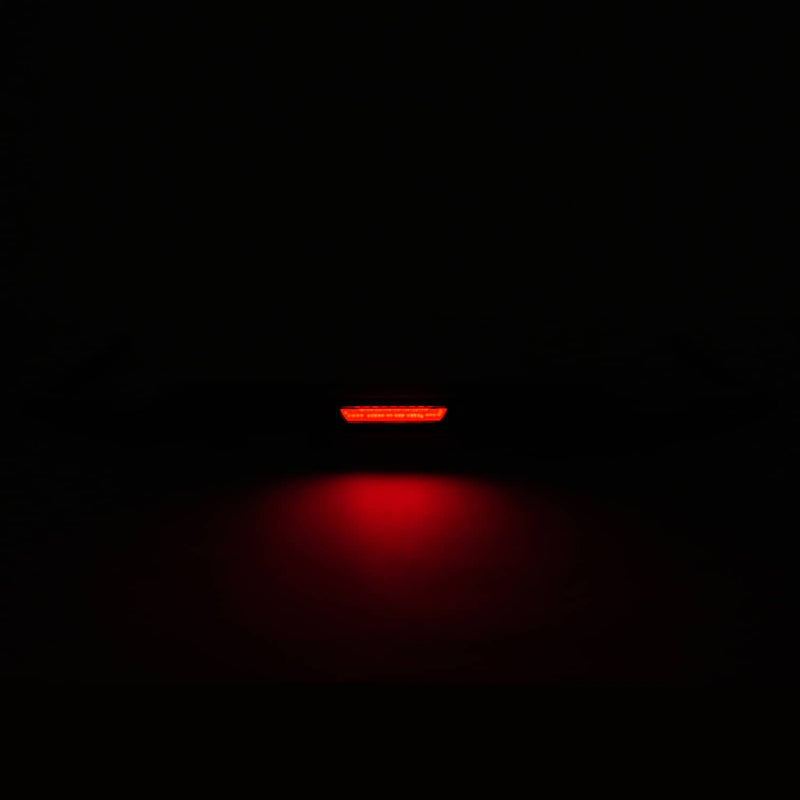DURAFORCE Rear Bumper Diffuser LED Brake Light Gloss Black for Hyundai Elantra 2021-23
