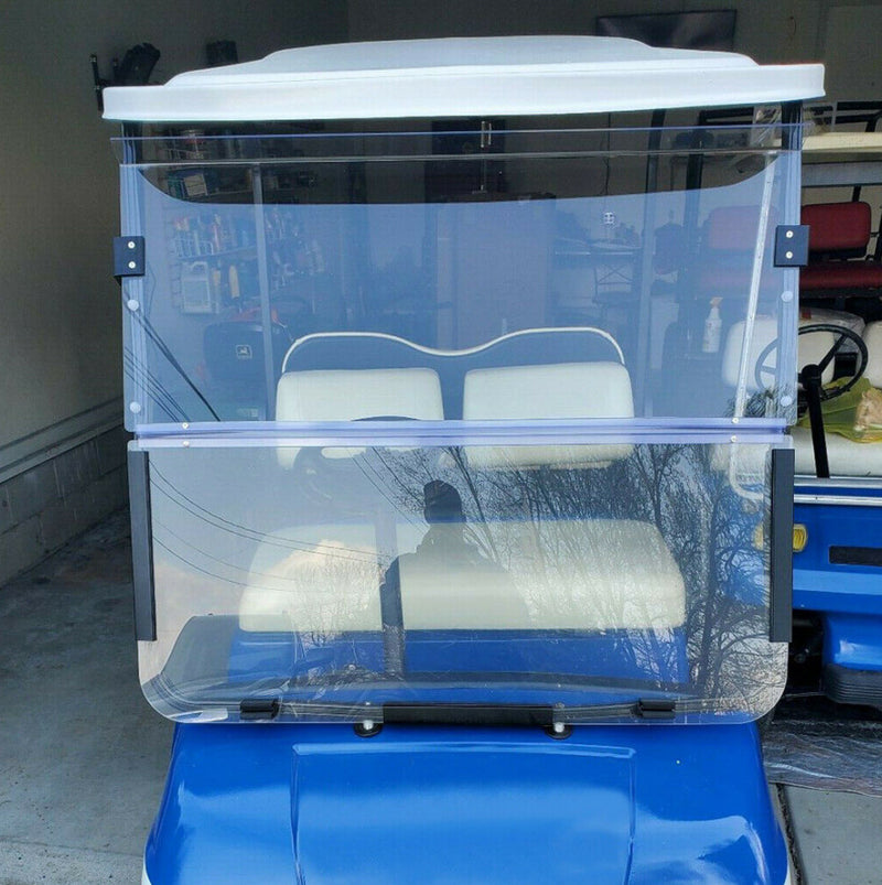 Clear Folding Windshield for Yamaha G14 G16 G19 1995-2003 Gas Electric