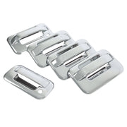 DURAFORCE Chrome Door Handle Tailgate Covers With Keypad for Ford F150 2004-2014 4 Door