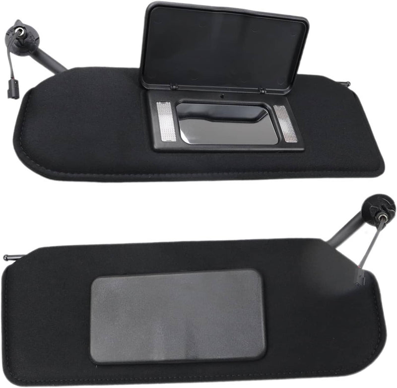 New Updated Sun Visors Sun Shades with Bright LED Light Set for Corvette C5