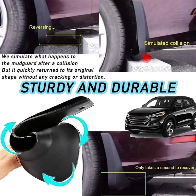 Mud Flaps Splash Guards Mudguards Front Rear for Hyundai Tucson 2016-2021