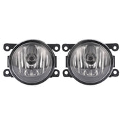 DURAFORCE Pair Fog Lights With Bezels for Ram 1500 2019-2024 Front Driver Passenger Side