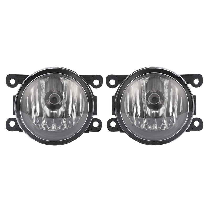 DURAFORCE Pair Fog Lights With Bezels for Ram 1500 2019-2024 Front Driver Passenger Side
