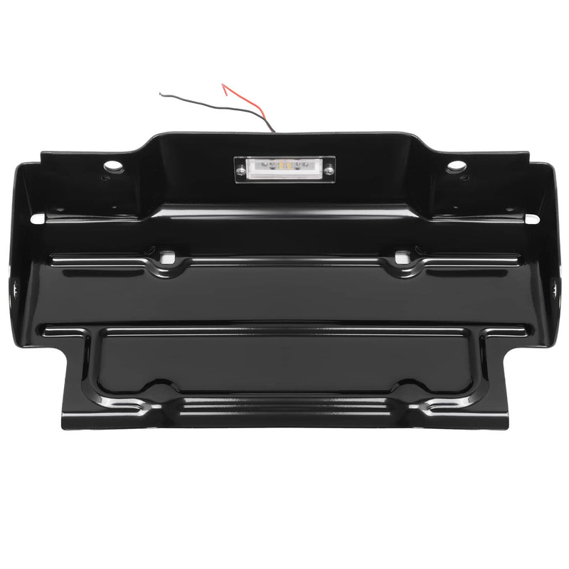 DURAFORCE Rear License Plate Frame With Lamp for Chevy Blazer for GMC Suburban 1967-1995