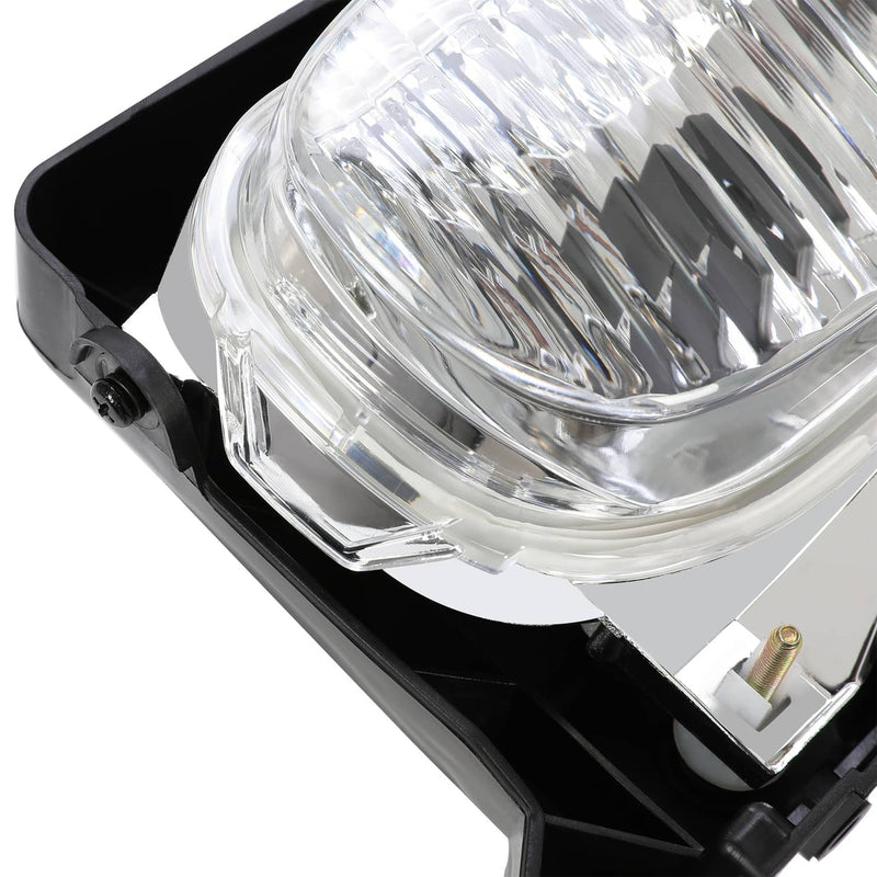 DURAFORCE Fog Light Assembly Passenger Clear Lens with Bulb for Toyota Tundra 2000-2006