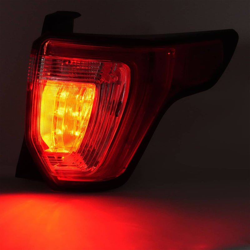 DURAFORCE LED Tail Light Brake Lamp Passenger Right Side for Ford Explorer 2016 2017-2019