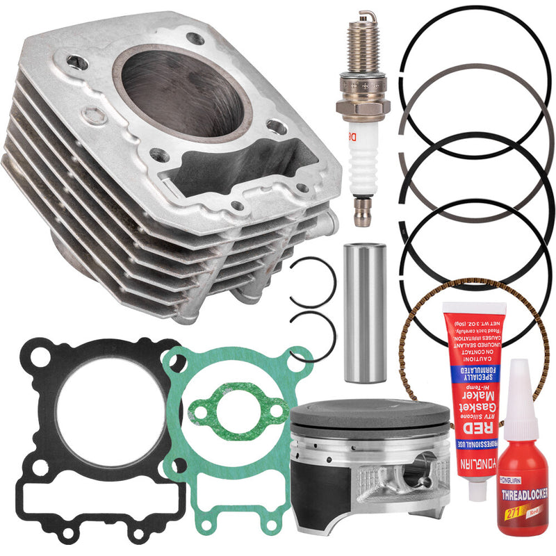 11005-1965 228cc Cylinder Piston Top End Kit for Kawasaki Bayou 250 2003-2011