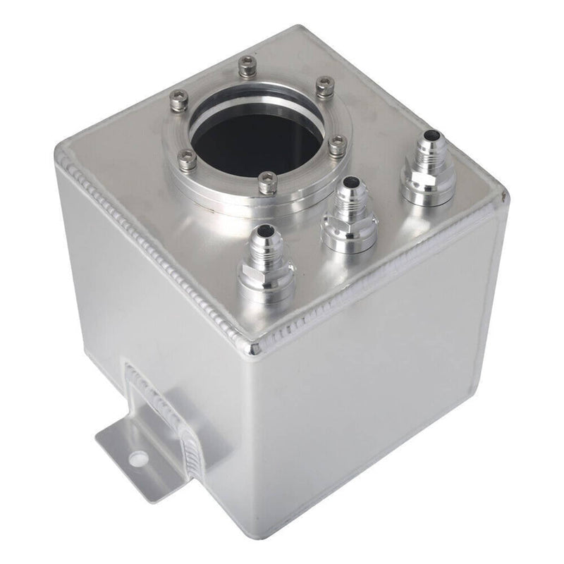 2L High Flow Swirl Fuel Surge Tank AN6 Aluminum with 044 External Pump