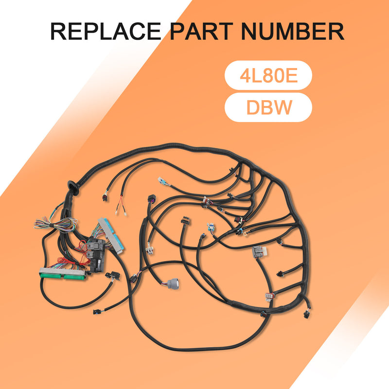 4L80E Standalone Wiring Harness Multec Wire DBW for 03-07 LS Vortec 4.8 5.3 6.0