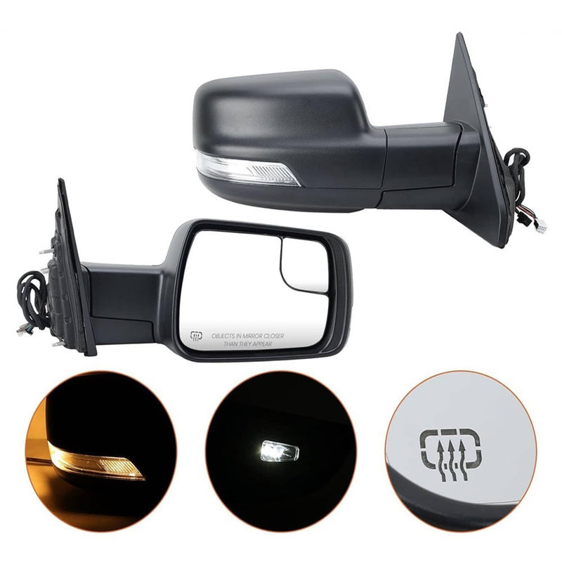 68276500AH Heated Mirror Power Fold Signal Light Right for Ram 1500 2019-2024