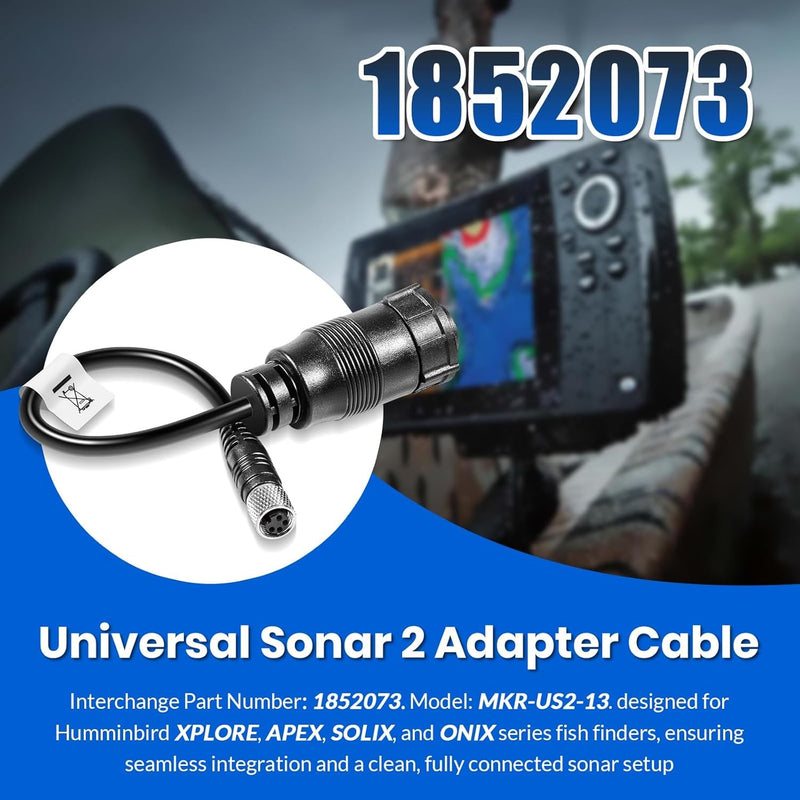1852073 MKR-US2-13 Universal Sonar 2 Adapter Cable for Humminbird XPLORE APEX