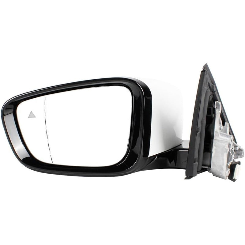 Left Driver Side Mirror with Blind Spot White for BMW 320i 330i 330e 2019-2023