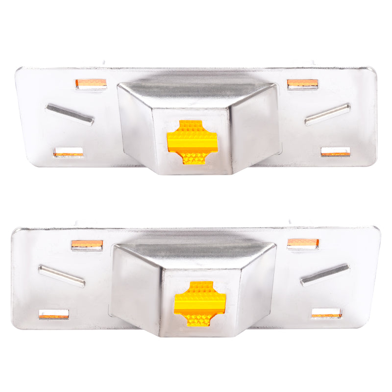 Yellow Lens Side Marker Lights for Chevy Camaro for Pontiac Firebird 82-92 2PC