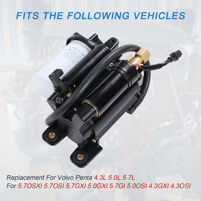Electric Fuel Pump Assembly 21608511 21545138 for Volvo Penta 4.3L 5.0L 5.7L GXI