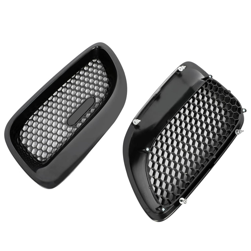 DURAFORCE Front Upper Kidney Grille Insert Left Right Black ABS for Pontiac GTO 2004-2006