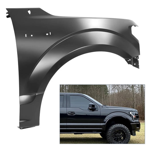 DURAFORCE #FL3Z-16005-B Black Front Right Passenger Fender for Ford F150 F-150 2015-2020