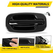 DURAFORCE Rear Left Right Outside Door Handles for Silverado Sierra 1500 2500 99-06 2PCS