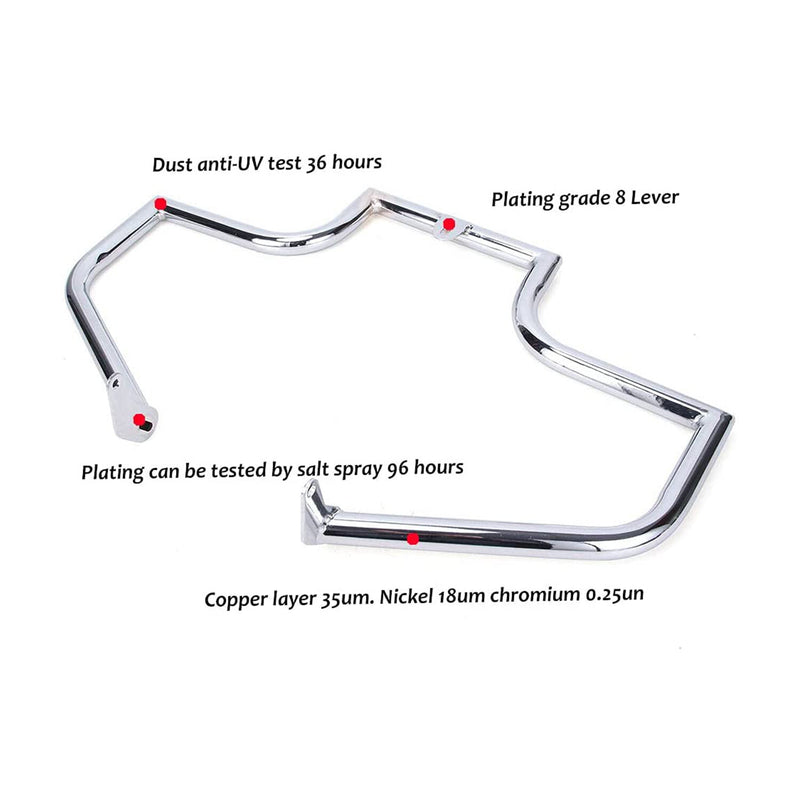 Engine Guard Highway Crash Bar for Harley Softail Fatboy Heritage FLSTF 00-17