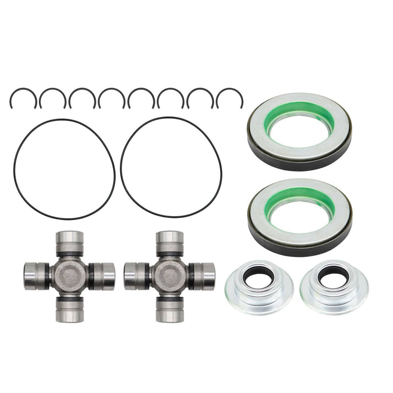 Front Axle Seal Greaseable U Joint Kit for 05-14 Ford F250 F350 Super Duty