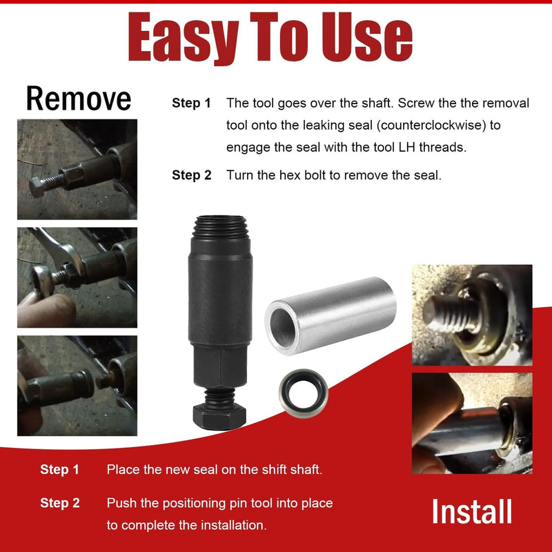 Transmission Shifter Seal Remover Installer Tool for GM Turbo 350C 350 400