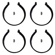 DURAFORCE 6 Inch Brake Bands and Pin for Go Kart Quad ATV 4 Wheeler Mini Bike 4 Pack