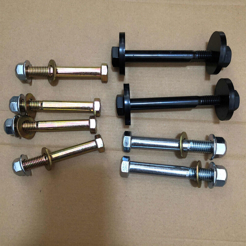 4x4 Complete Front Control Arms Cam Bolts Hardware Kit for 2000-2002 Dodge Ram