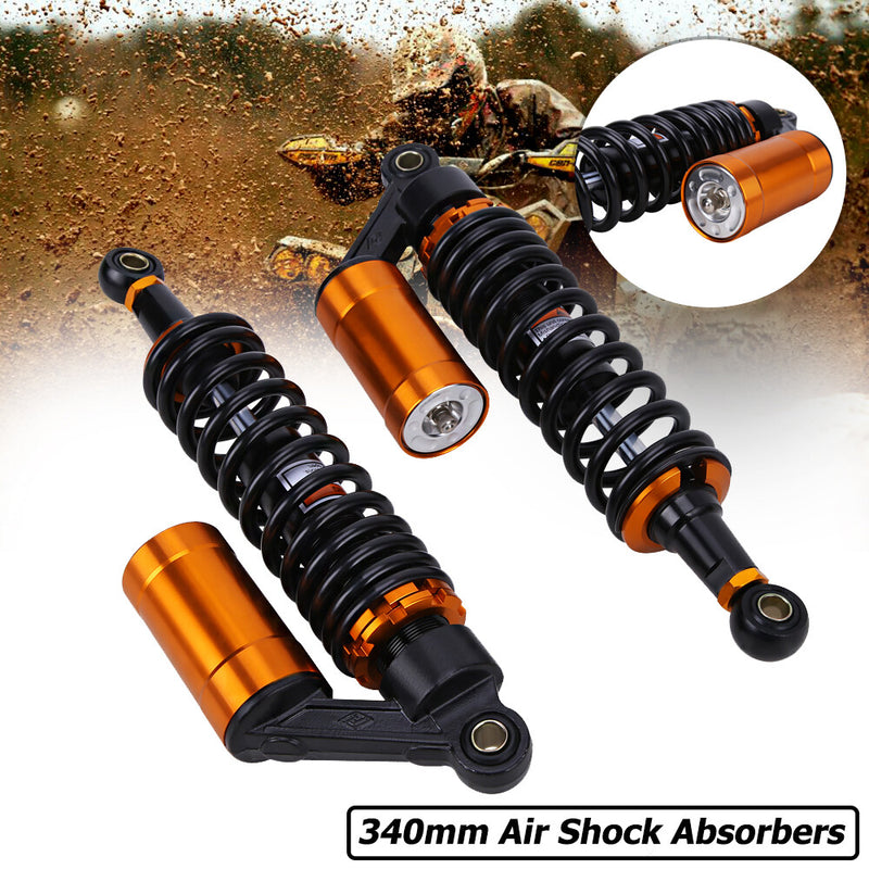 13.5" 343mm Shocks Absorbers Suspension Black for Harley Electra Street Glide 2