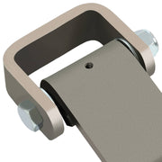 DURAFORCE 4 Strap Style Long Leaf Steel Weld On Dump Trailer Door Hinge Greaseable Cargo