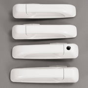 DURAFORCE Outside Door Handle White for Dodge Ram 1500 2009-2024 2500 2011-2025 4 Pcs