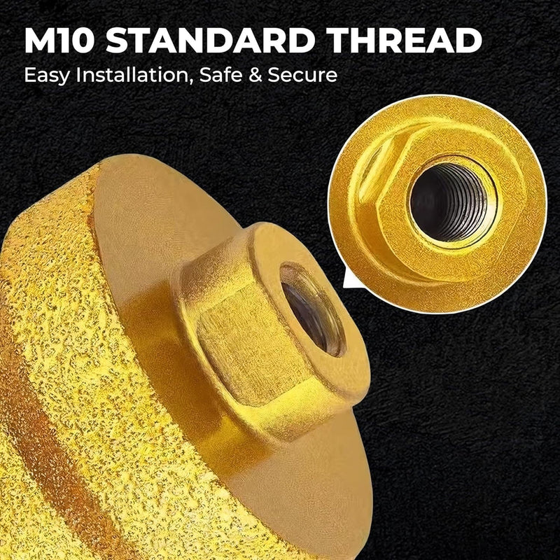 M10 Thread Diamond Core Stepped Pagoda Drill Bit Multi-Layer Conical Hole Opener